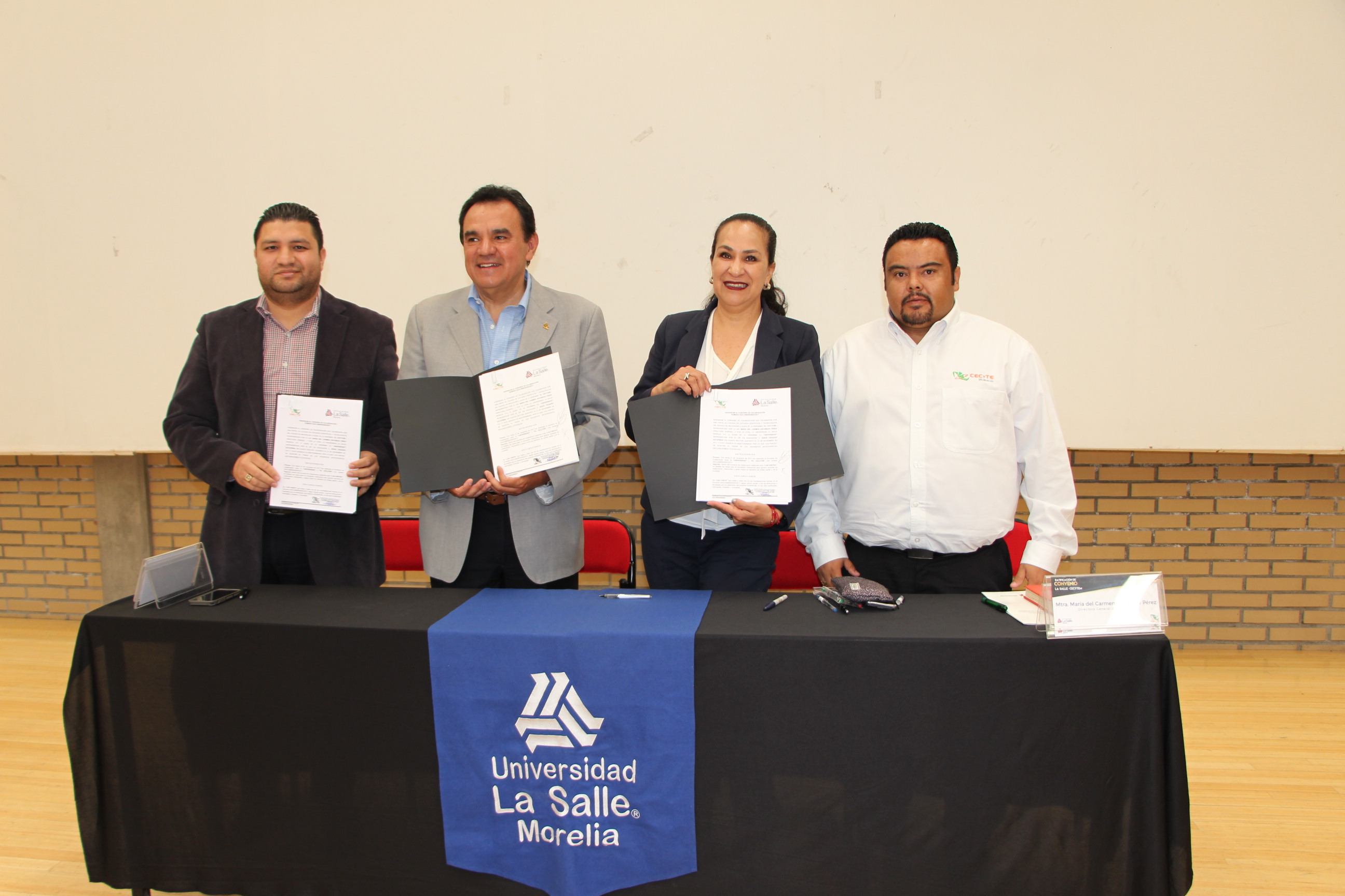 CECyTEM y Universidad La Salle Morelia signan convenio de colaboración