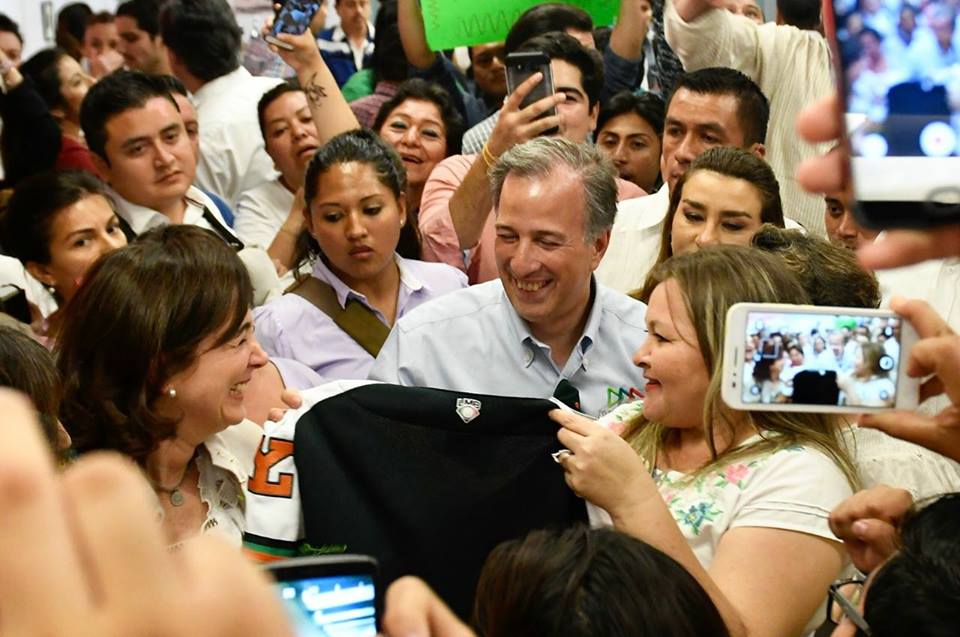 José Antonio Meade recibe calurosa bienvenida en Mérida, Yucatán