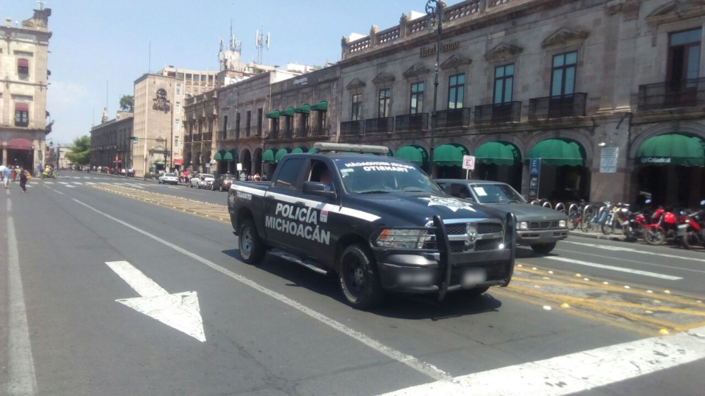 Activa SSP vigilancia por manifestación de normalistas en Morelia