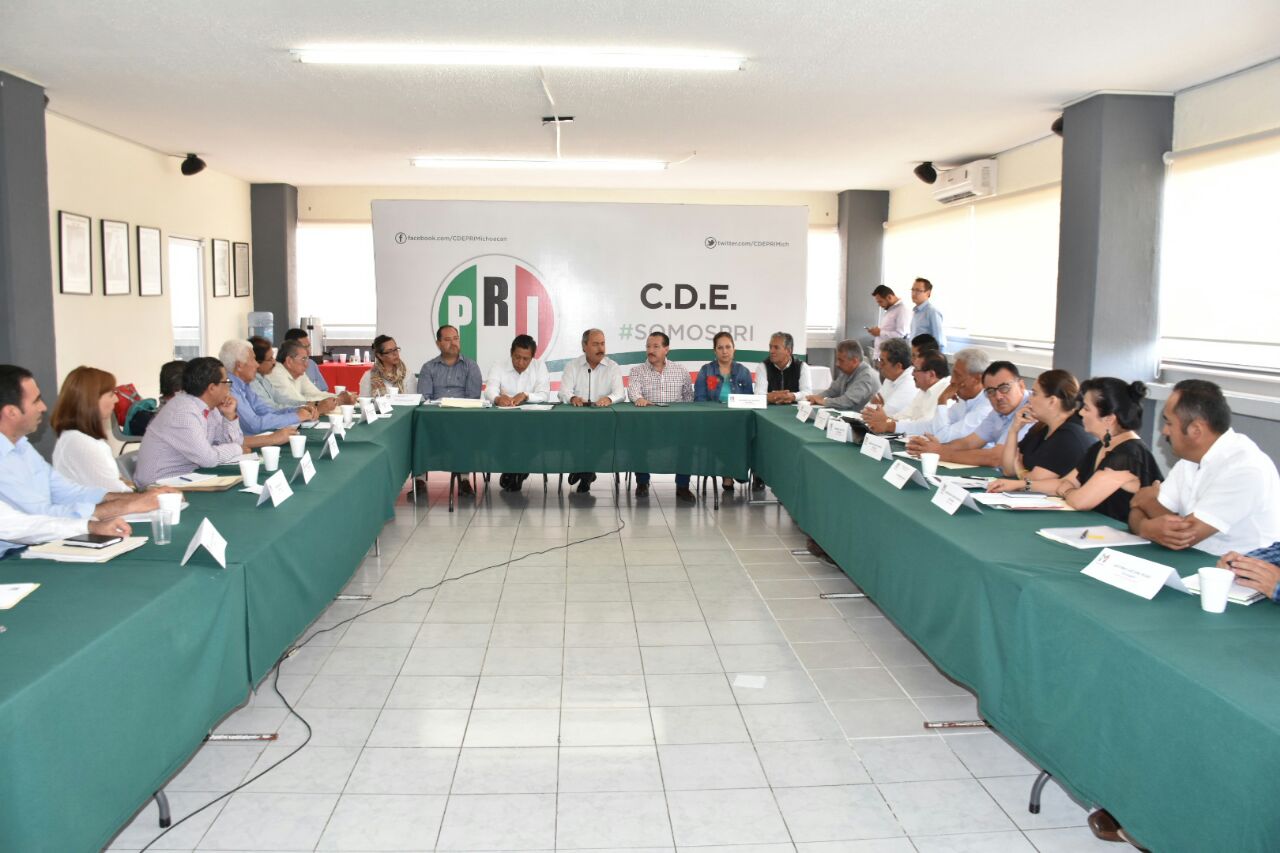 CDE del PRI se reúne con Delegados distritales