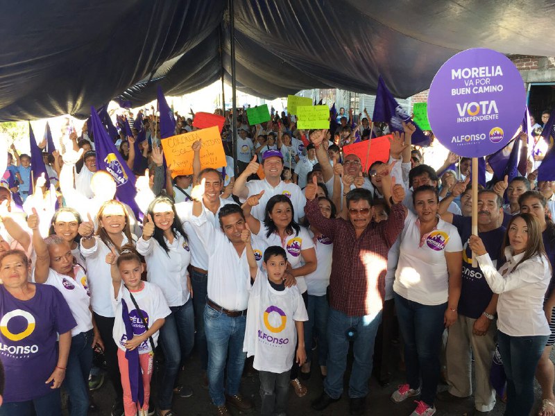 Exitosa gira de Alfonso Martínez en comunidades de Morelia