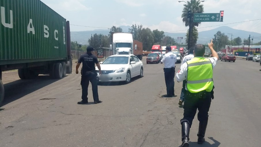 Libera SSP bloqueo de normalistas en Morelia