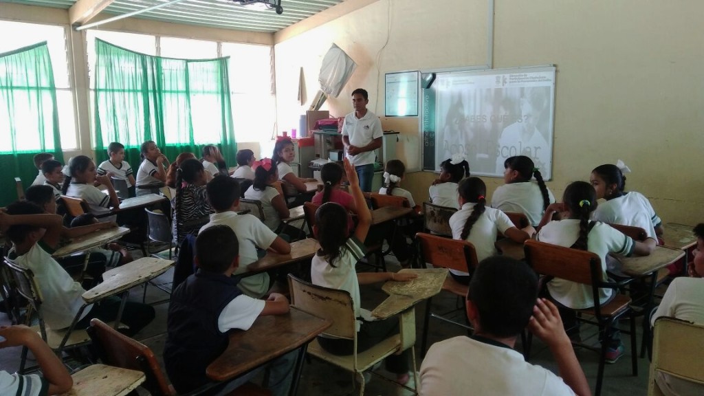 Lleva SSP acciones de prevención a escuelas de Coalcomán