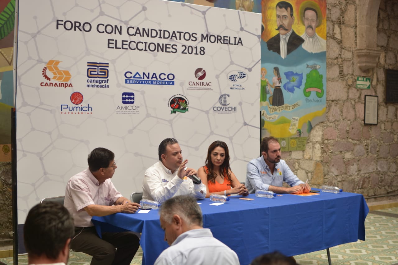 Canaco Morelia respalda las propuestas de Carlos Quintana