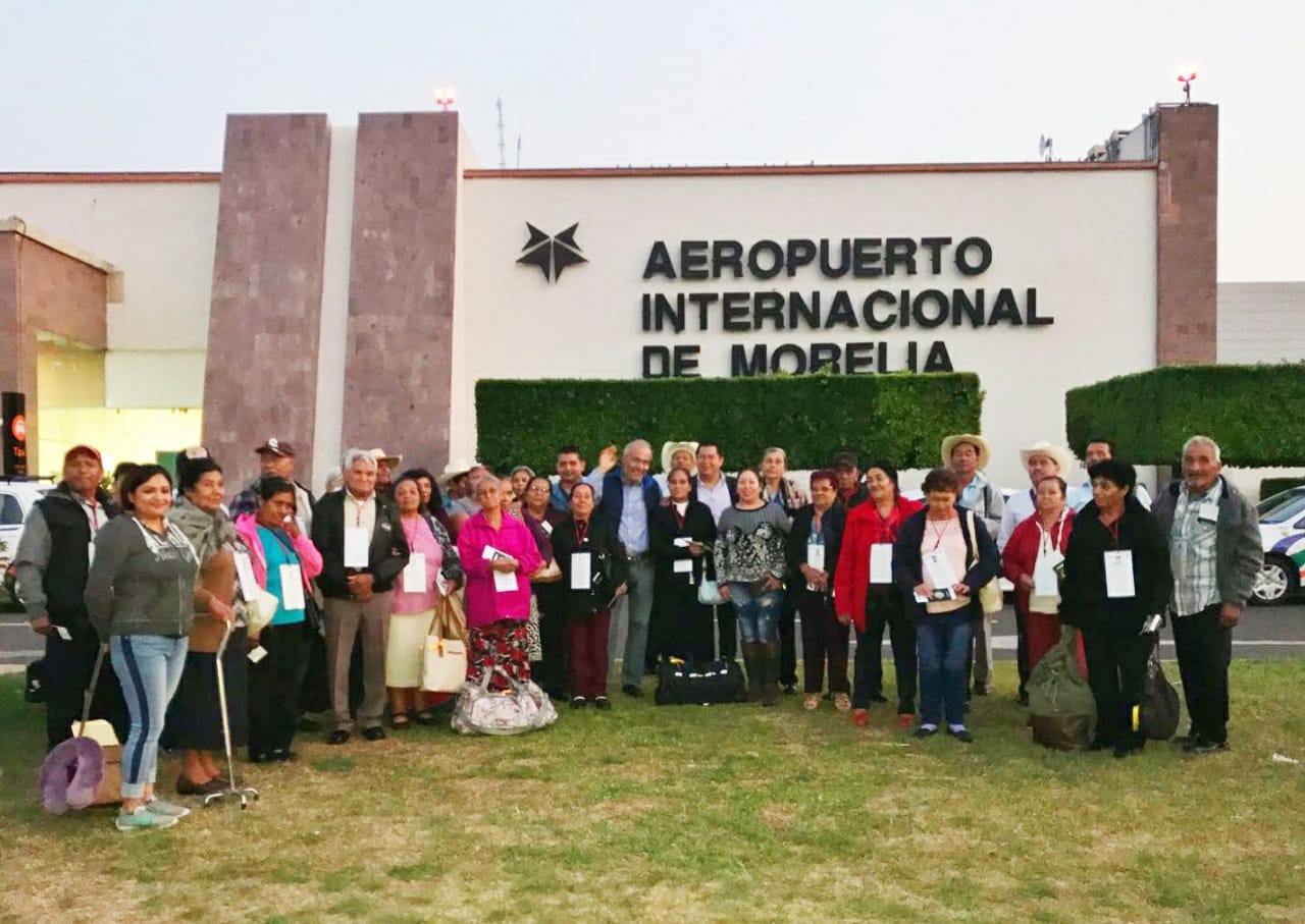Inician reencuentros de adultos y adultas mayores de Morelia con sus familias en EU