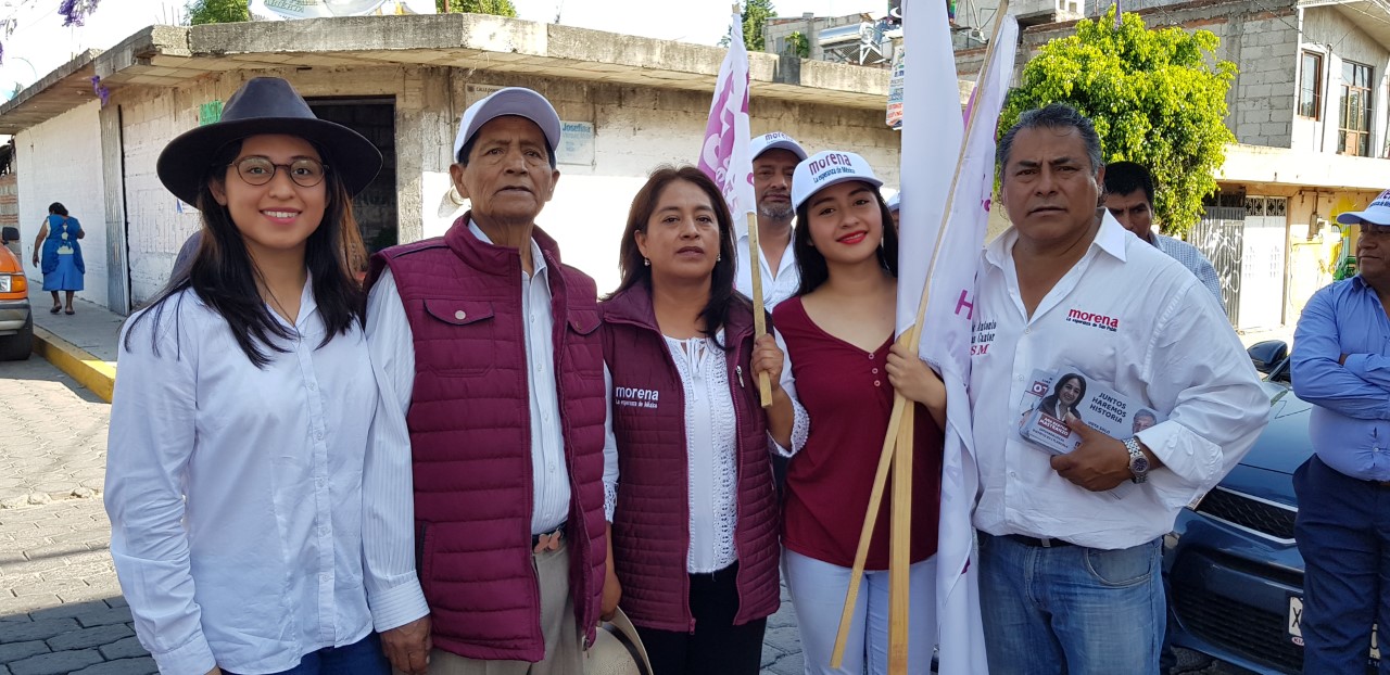 Inicia Ana Bertha Mastranzo campaña mostrando el músculo