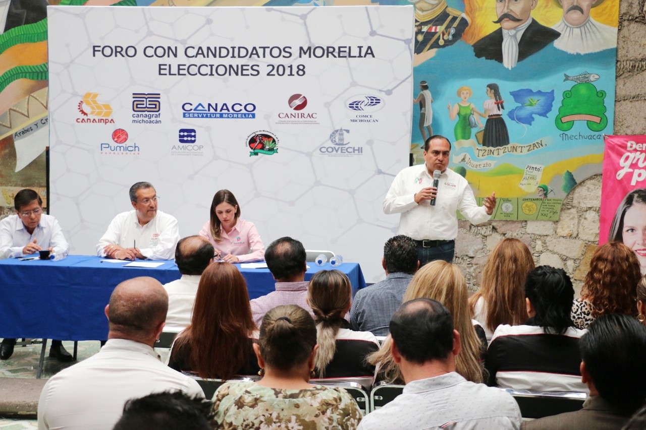 Reducción de trámites e incentivos para los pequeños comerciantes, promete Gerónimo Color