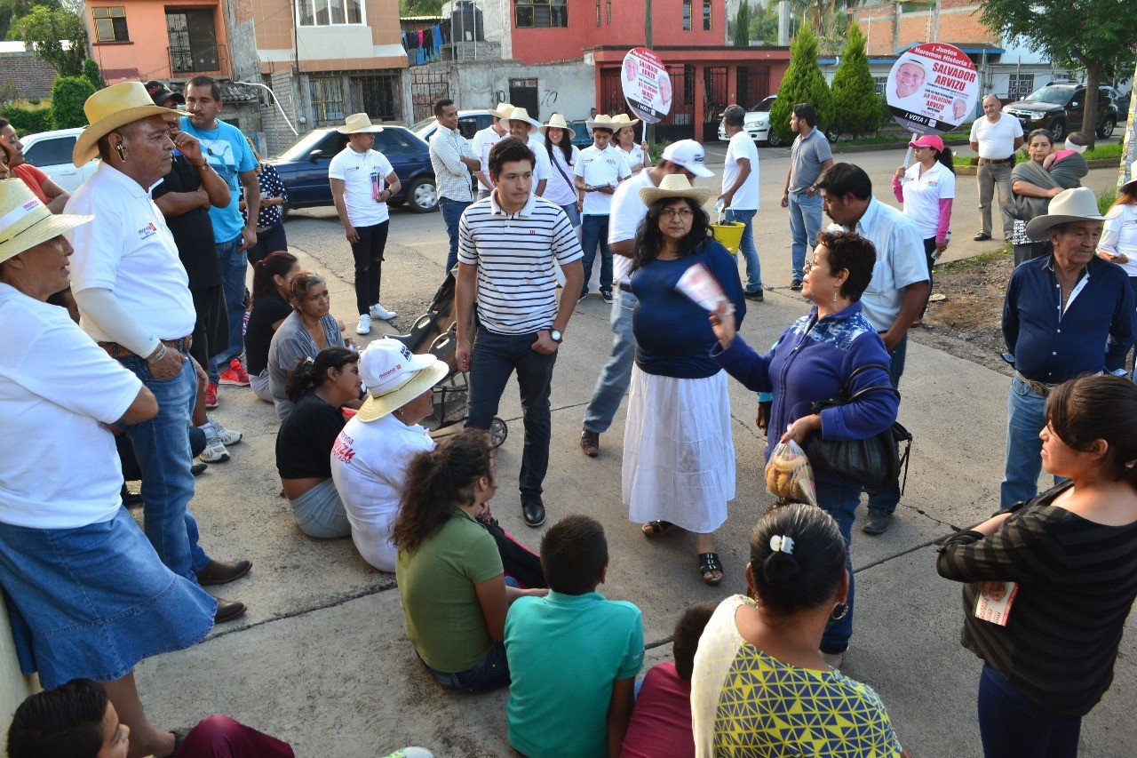 Habitantes del Parían se suman a salvador Arvizu