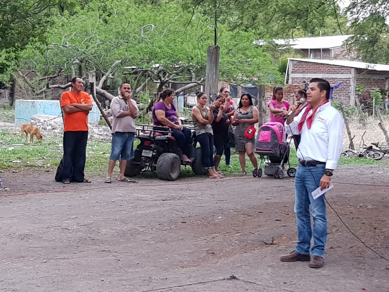 Agradece César Chávez el respaldo de la gente el Distrito XXIII