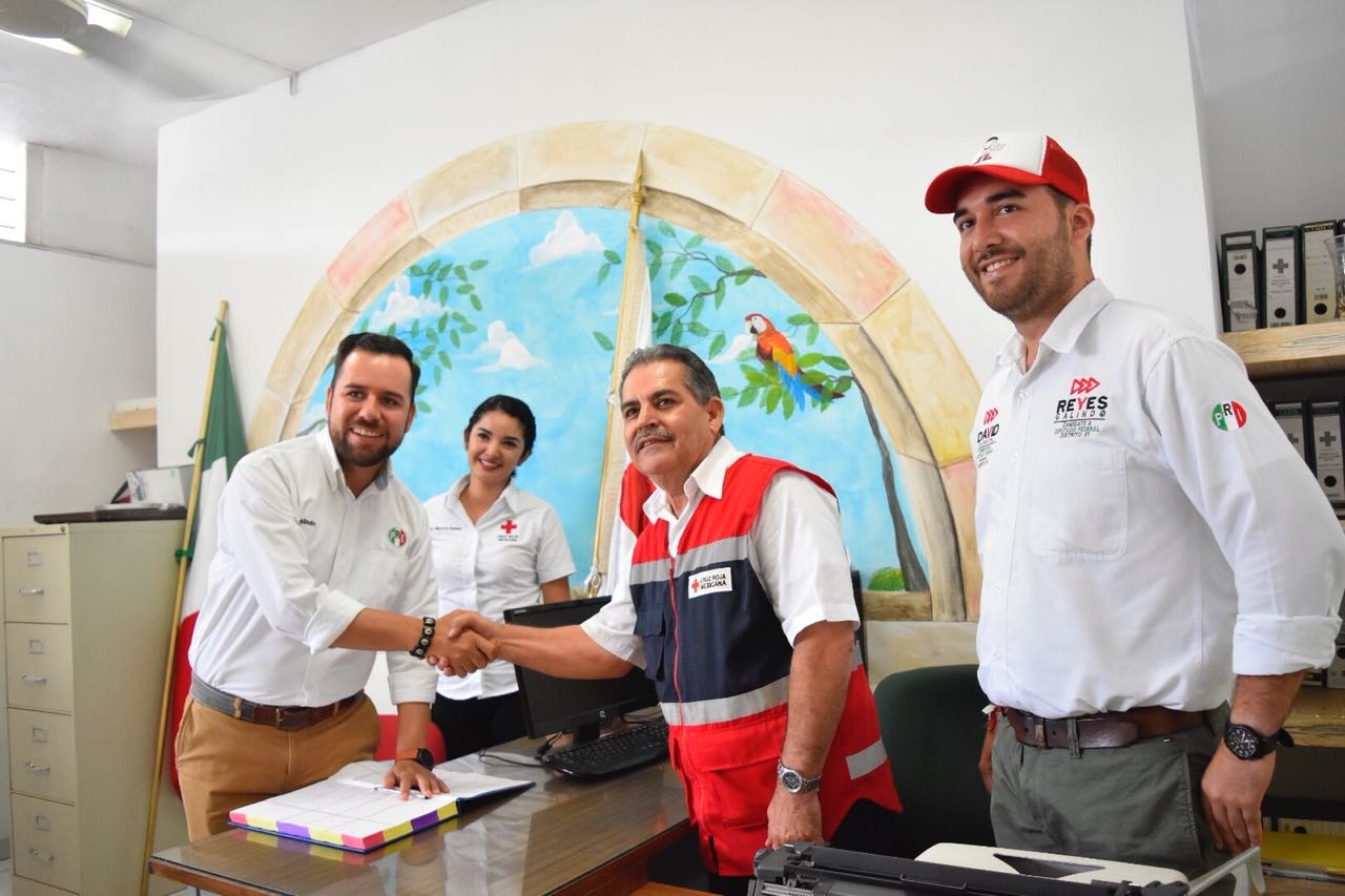 Llama Reyes Galindo a fortalecer a la Cruz Roja