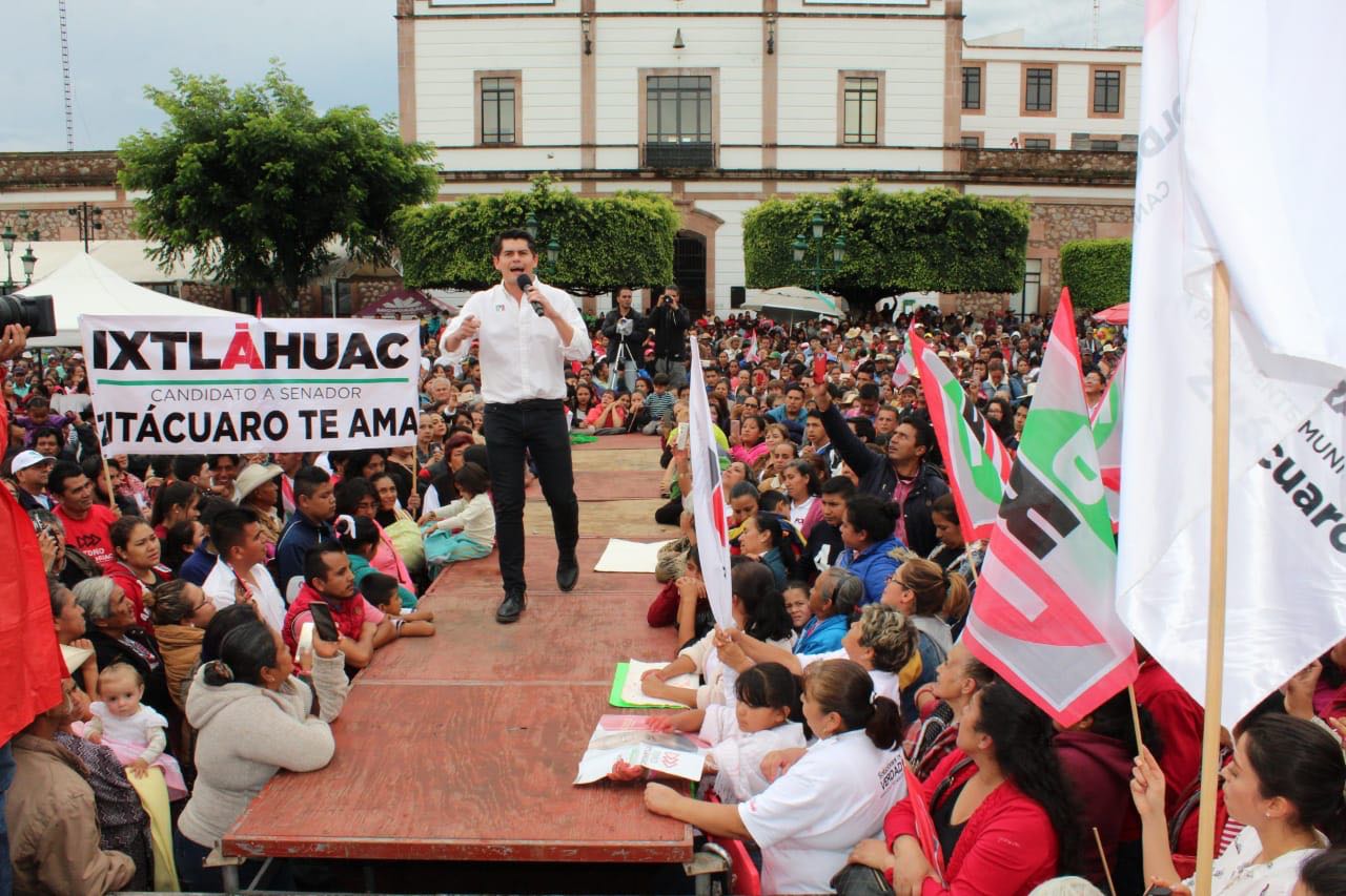 Ixtláhuac fue recibido como los grandes en su tierra