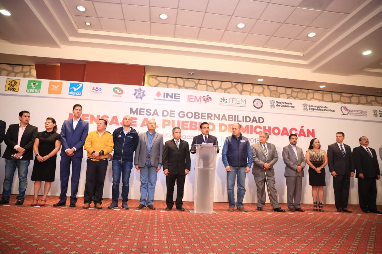 Mensaje de la Mesa de Gobernabilidad para el Seguimiento del Proceso Electoral