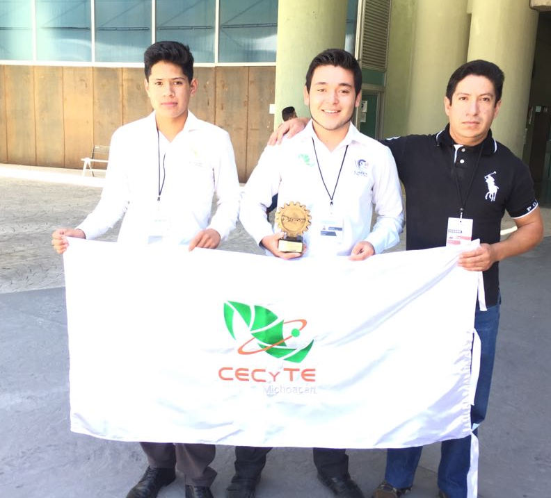 Alumnos del CECyTEM ganan primer lugar en el Concurso Nacional de Creatividad e Innovación Tecnológica