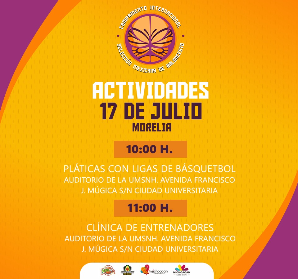 Selección Nacional de Básquetbol se reunirá con equipos y entrenadores locales