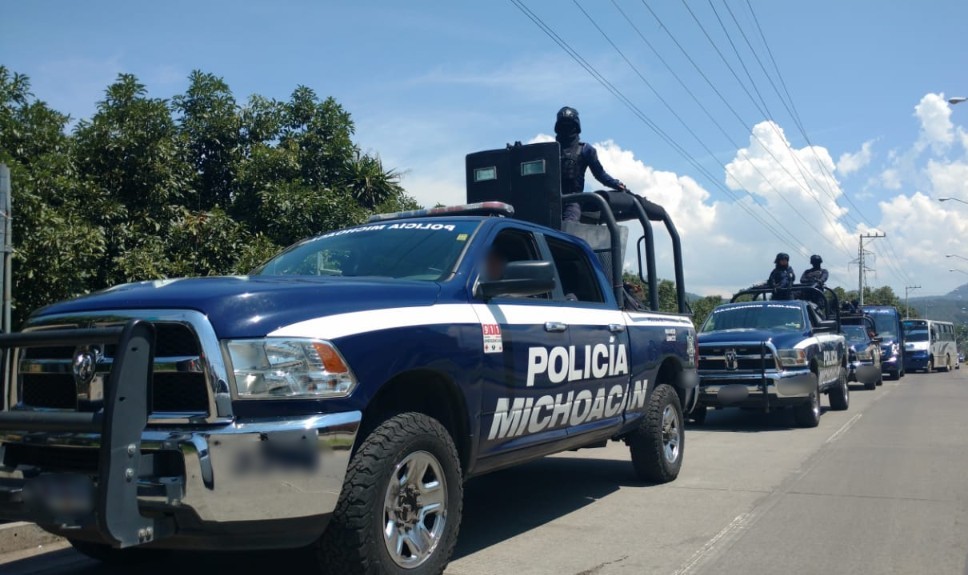 Continúa despliegue operativo en Uruapan