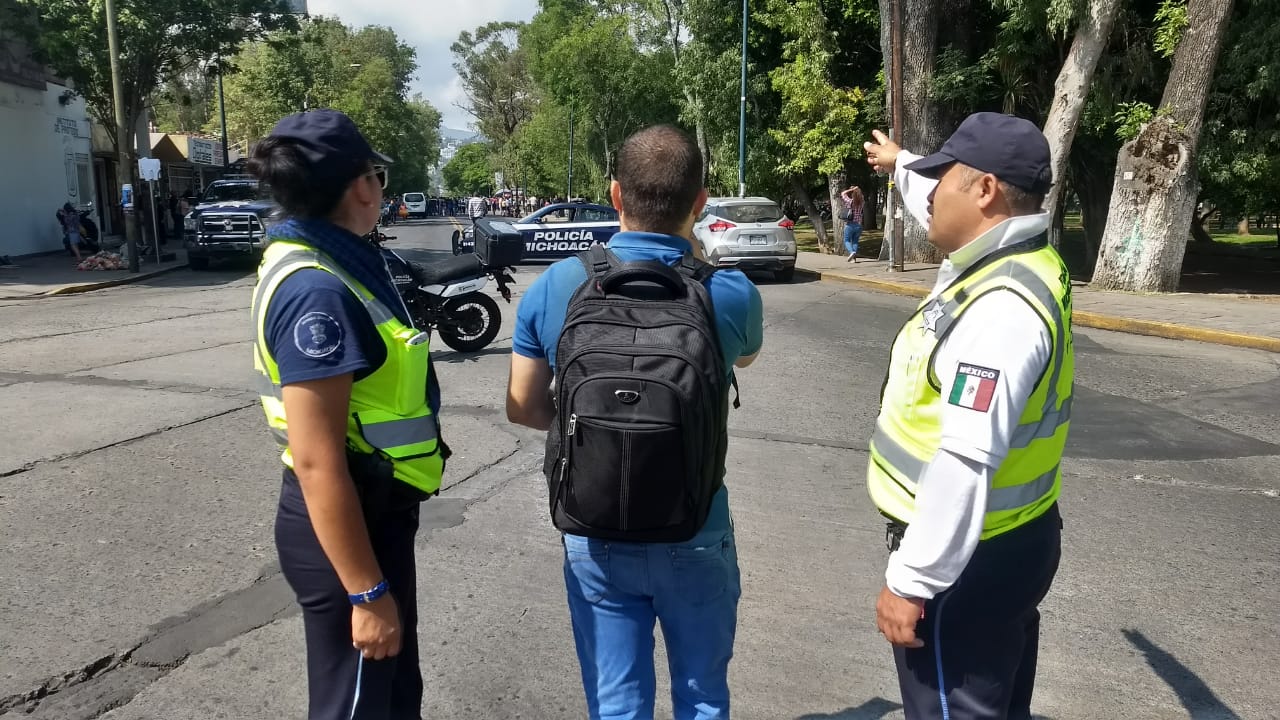 Despliega SSP operativo de vigilancia en Morelia