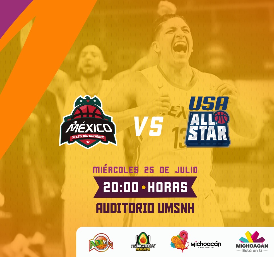 Inicia venta de boletos para duelo amistoso de la Selección Mexicana de Baloncesto vs USA All Star