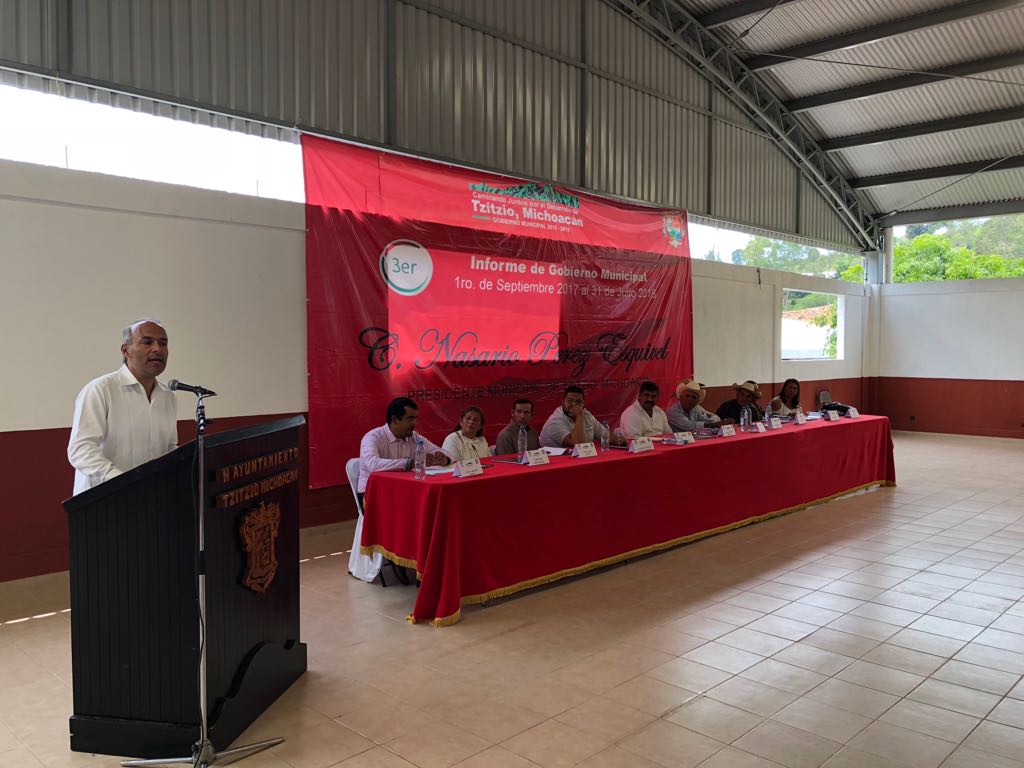 Apoyo estatal, fundamental para el desarrollo de Tzitzio