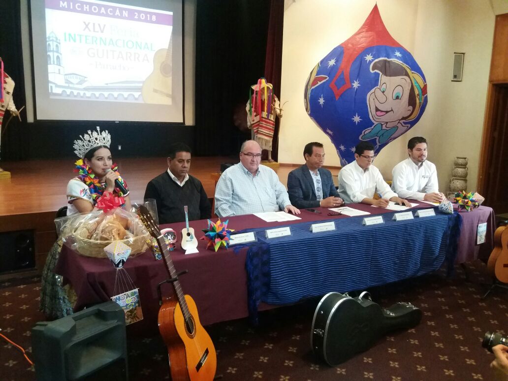 Paracho celebrará la XLV Feria Internacional de la Guitarra