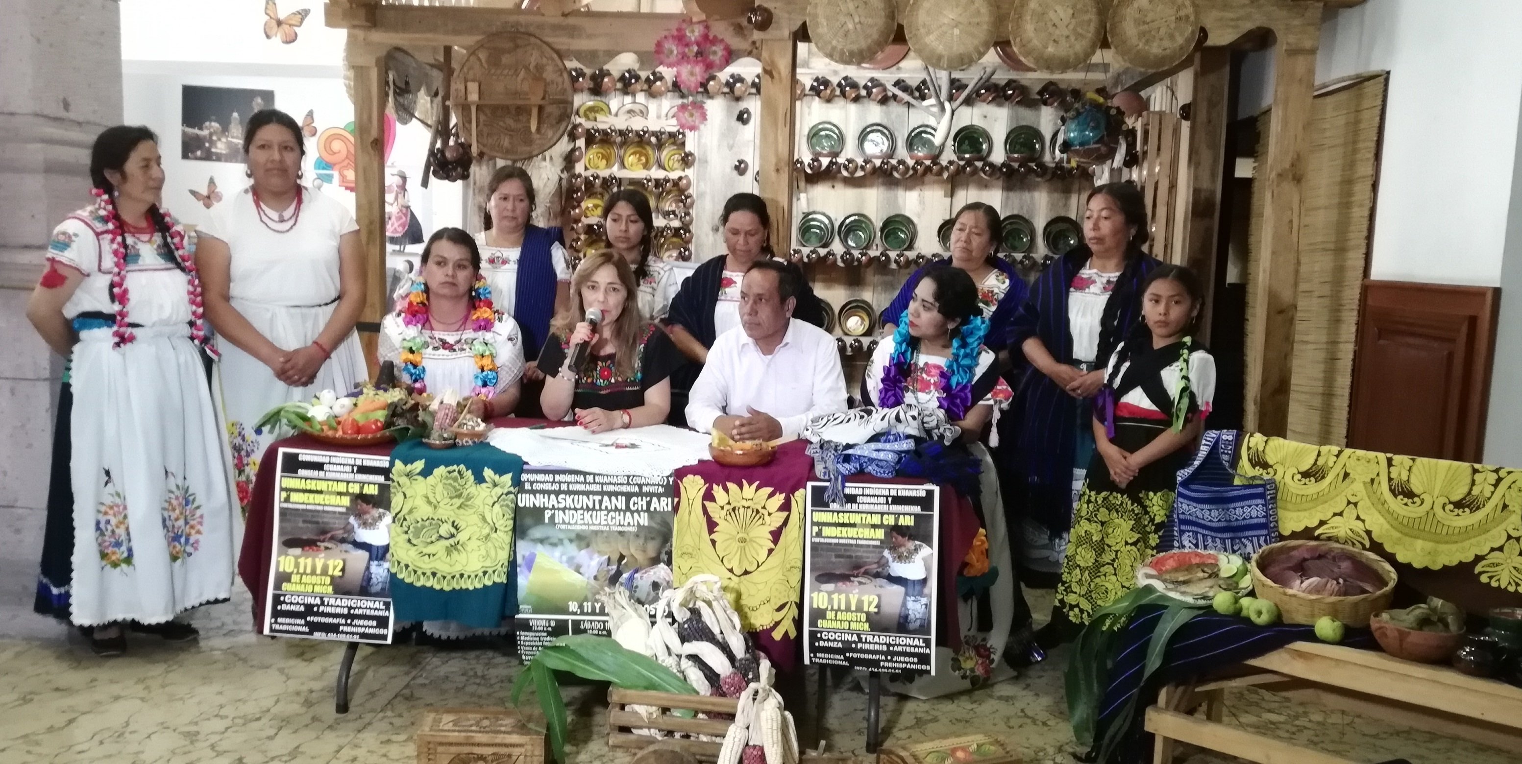 Cuanajo trabaja en el fortalecimiento de sus tradiciones