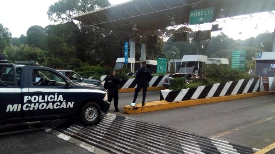 Permanente, presencia de la Policía Michoacán en Autopista Siglo XXI