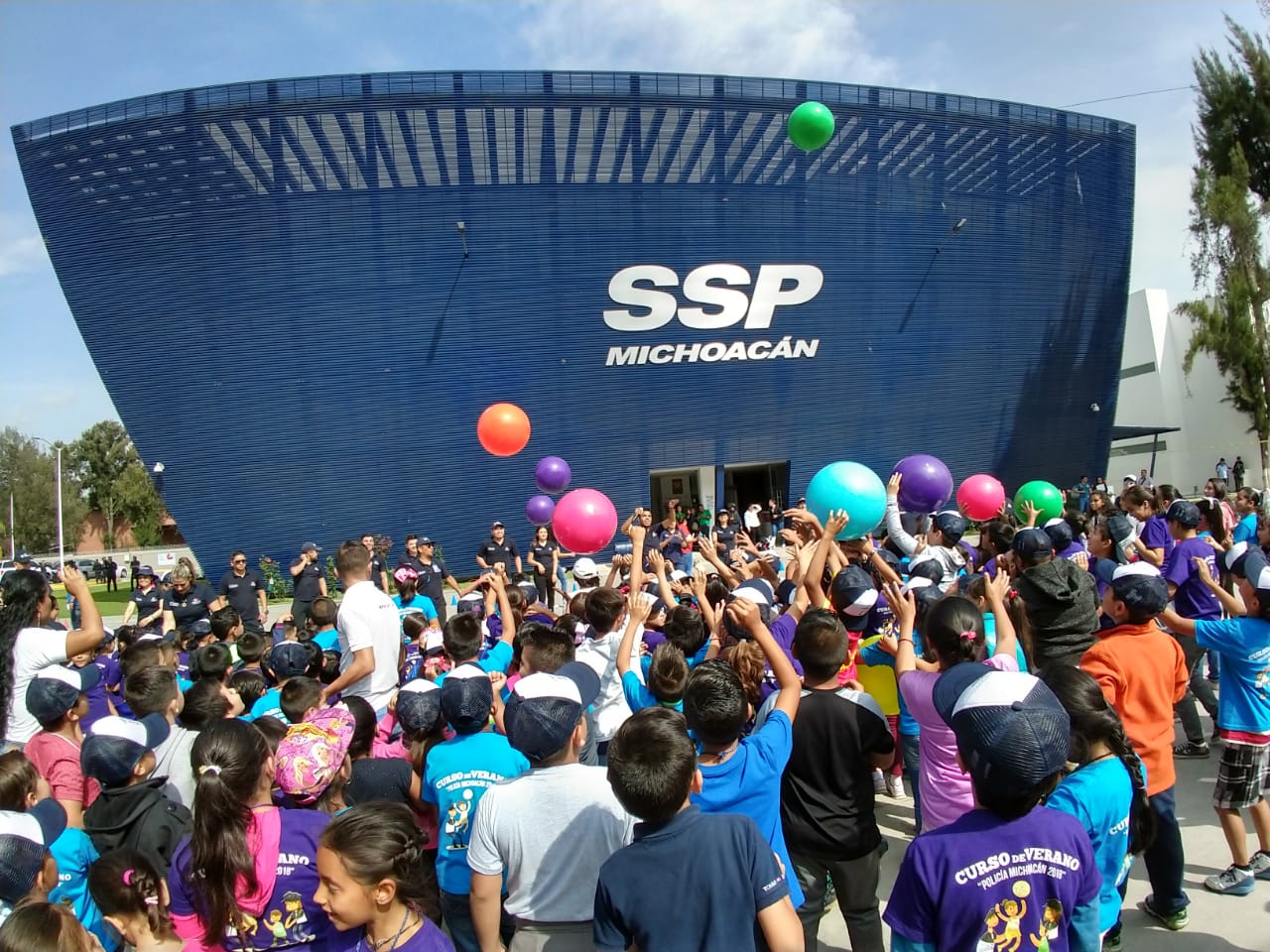 Refuerza SSP valores civiles, en el Curso de Verano Policía Michoacán 2018