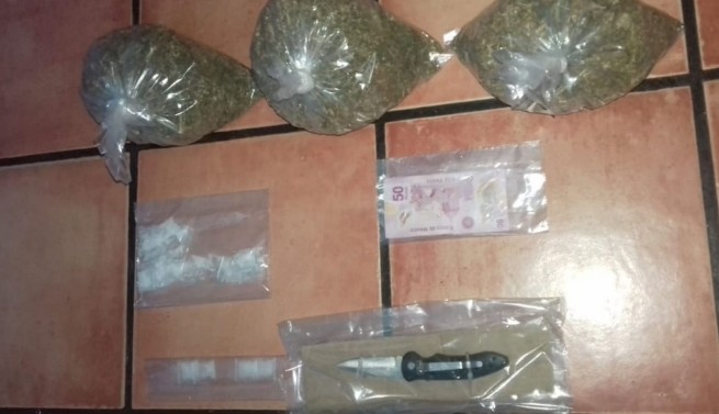Detiene Policía Michoacán a uno con marihuana y crystal, en Villa Jiménez