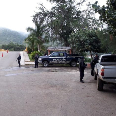 Despliegue operativo continuo de la Policía Michoacán