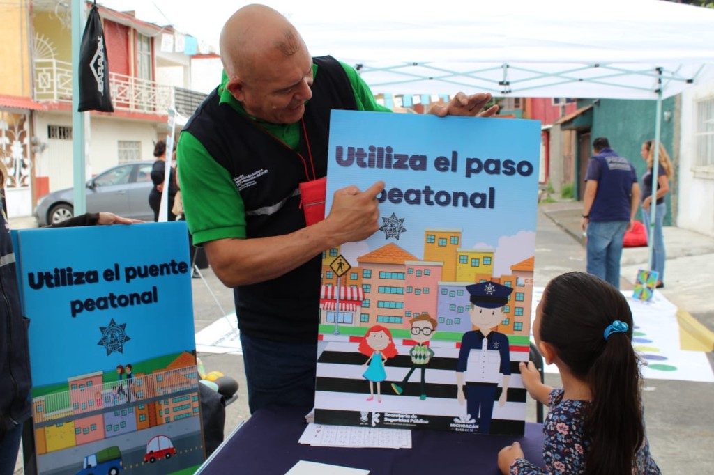 Fomenta SSP la prevención en colonias de Morelia