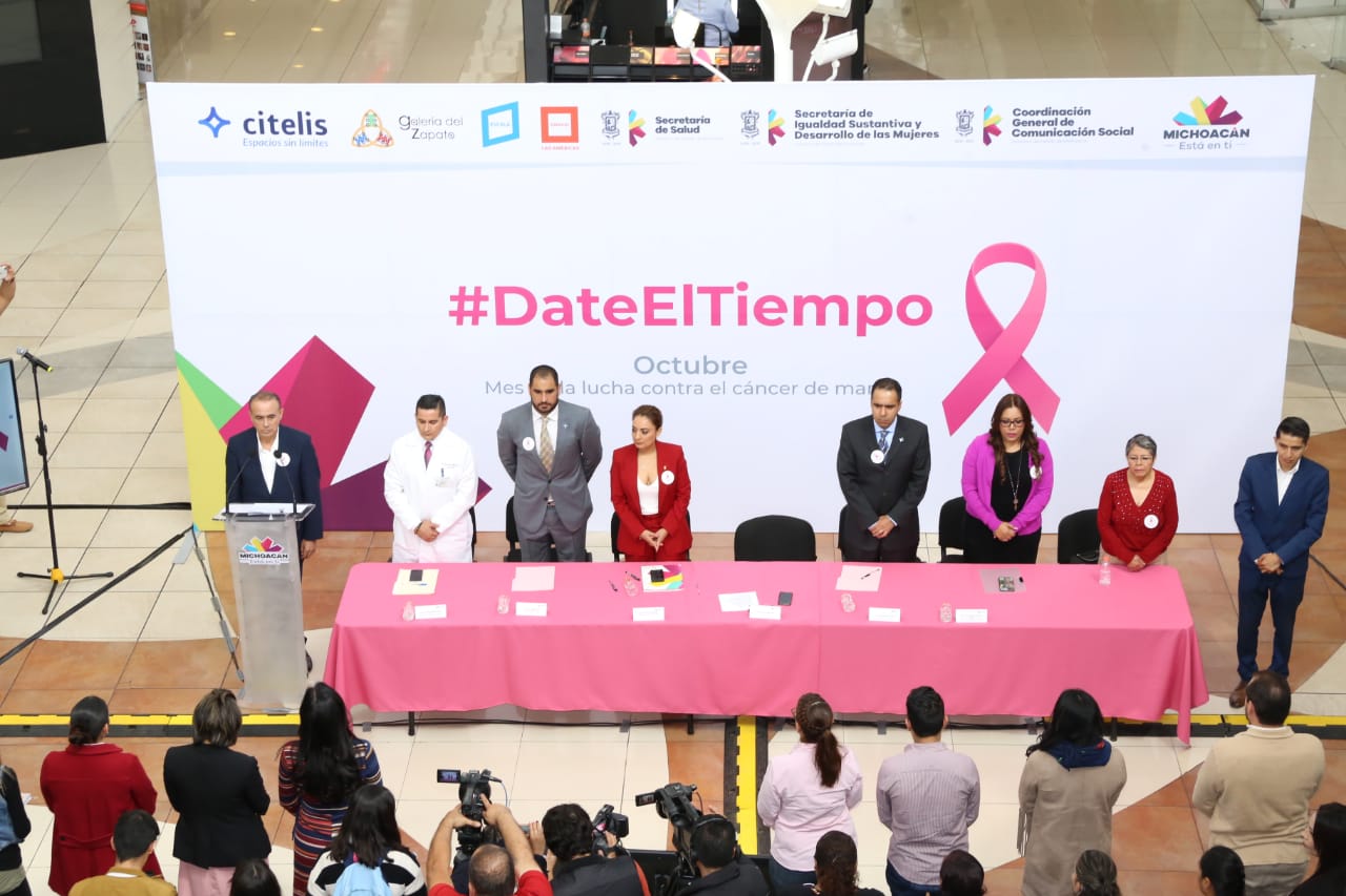 Con #DateElTiempo, Gobierno Estatal e IP hacen frente al cáncer de mama
