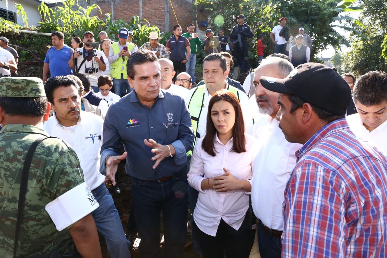 Despliega Gobierno del Estado toda su estructura para atender contingencia en Peribán