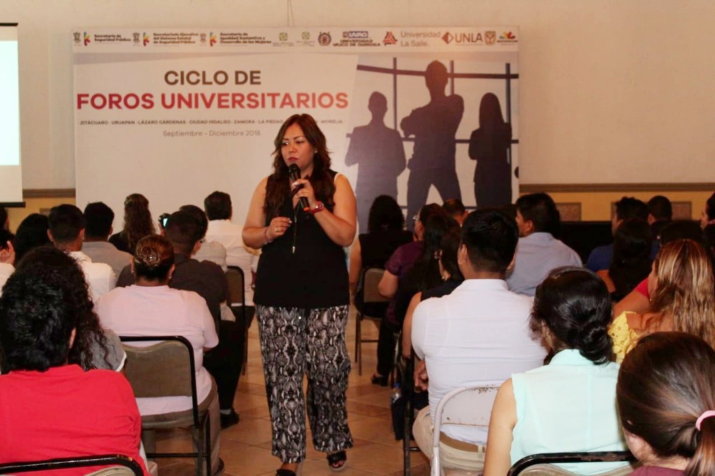 Lleva SSP medidas de prevención a Foro Universitario en Lázaro Cárdenas