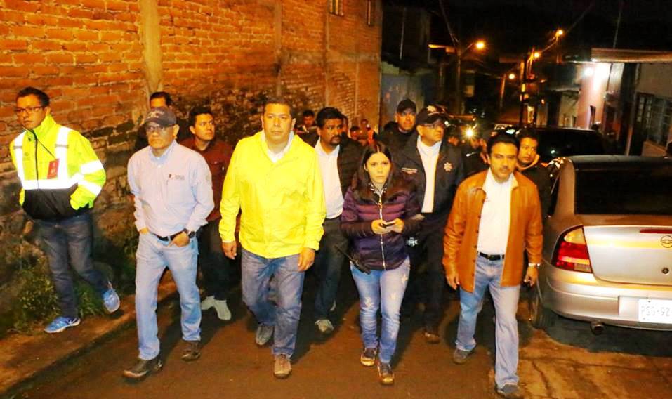 Dependencias estatales se encuentran en apoyo en Peribán