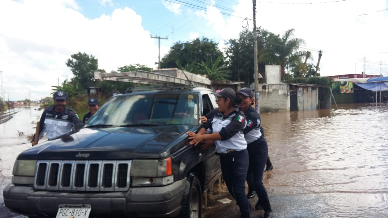 Despliega Estado acciones de atención por lluvias en Morelia