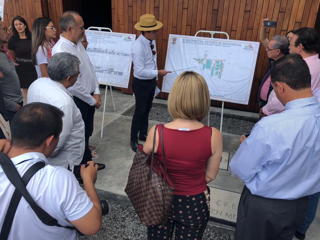 Realizan recorrido por obras judiciales en construcción en Lázaro Cárdenas y Zamora