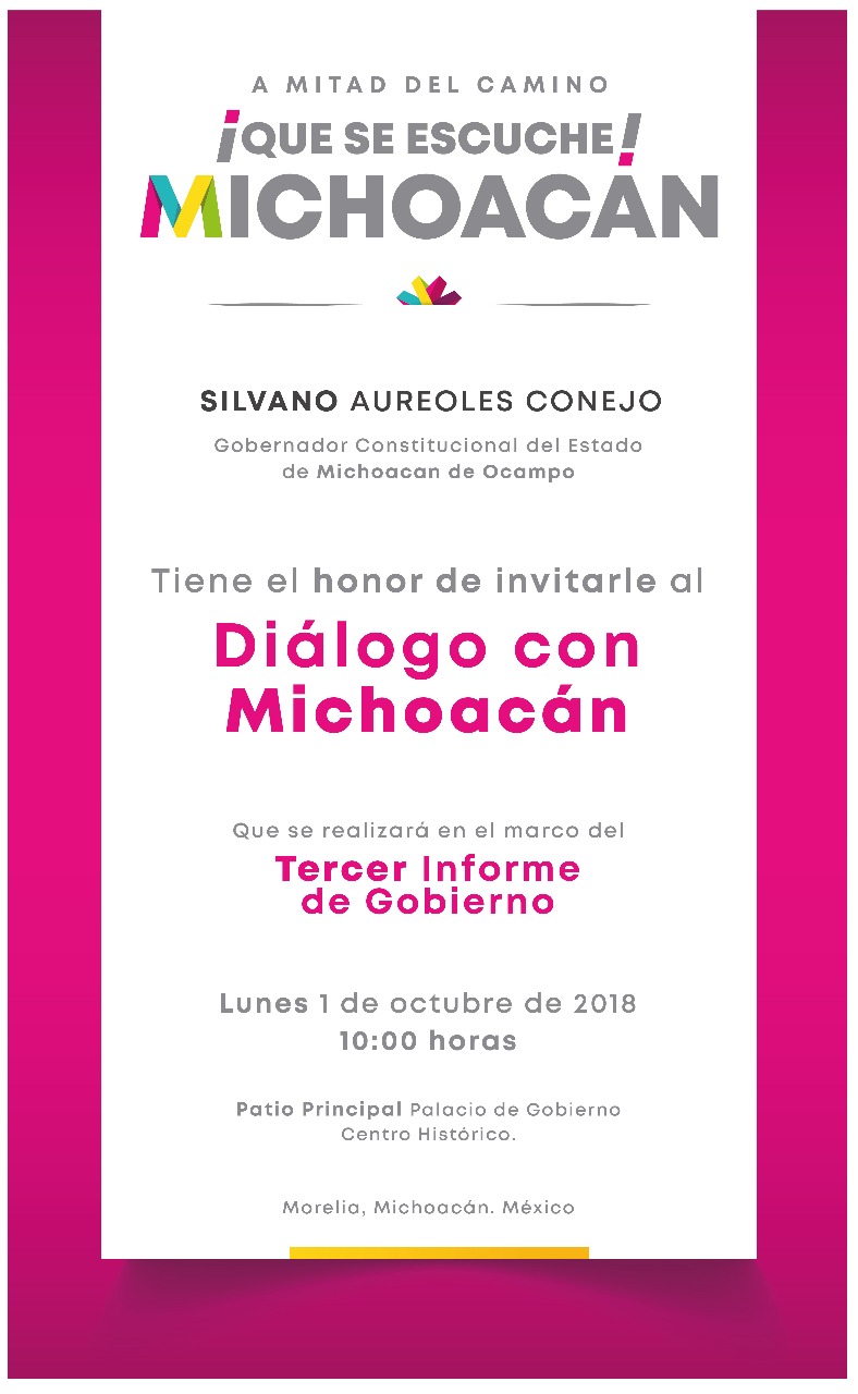 Este lunes, “Diálogo con Michoacán”