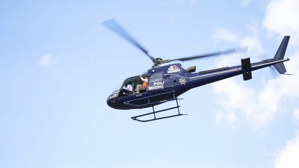 Vigilancia nocturna de la SSP en zonas afectadas por lluvias en Morelia