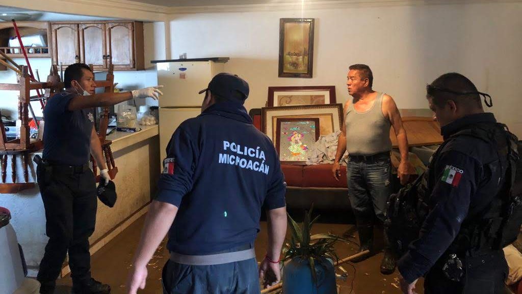 Brigadas de SSP brindan consulta médica y psicológica a afectados por inundaciones