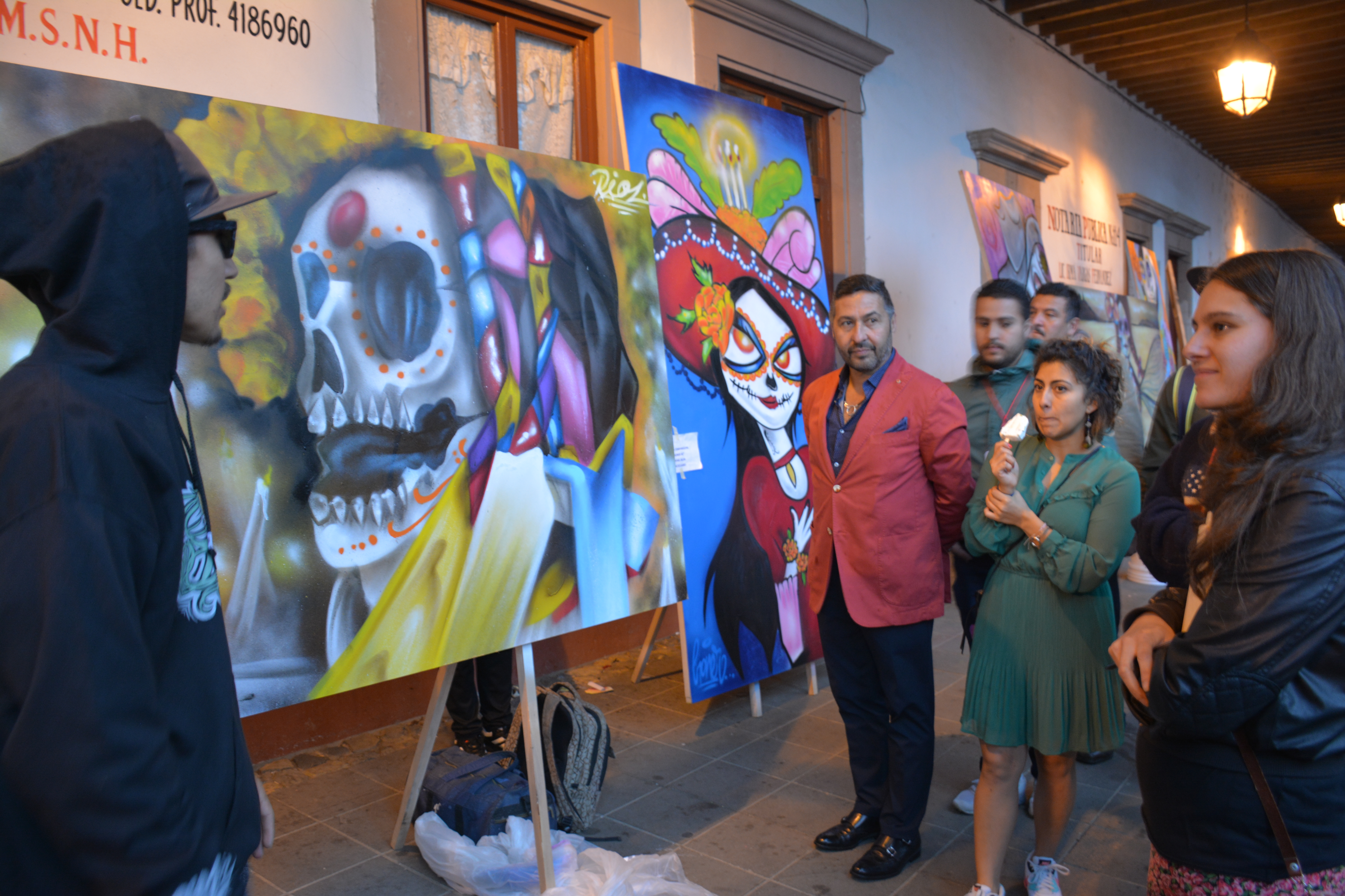 FESTIVAL DE ARTE URBANO, ABRE PROGRAMA CULTURAL DE NOCHE DE ÁNIMAS: VÍCTOR BÁEZ