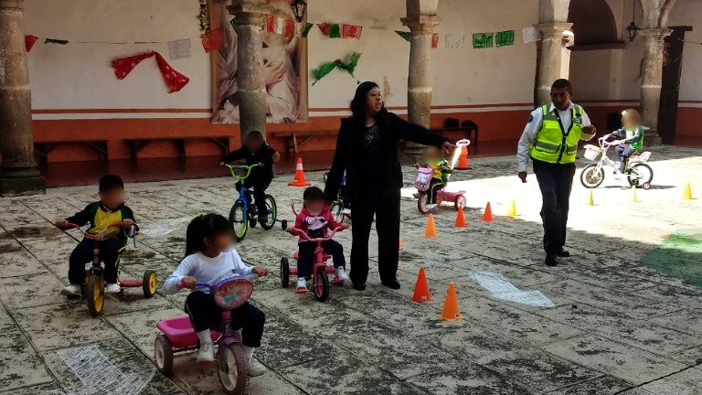 Con mil 175 beneficiados, replica SSP en Pátzcuaro, programa Educación Vial