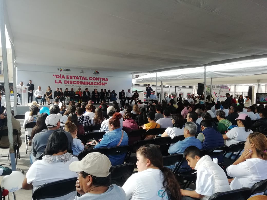 Conmemoran Día Estatal Contra la Discriminación