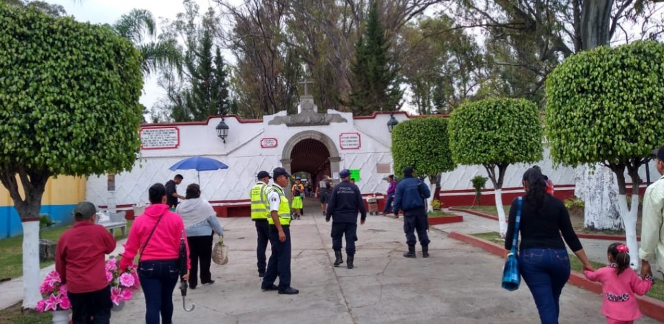 Vigila SSP panteones michoacanos