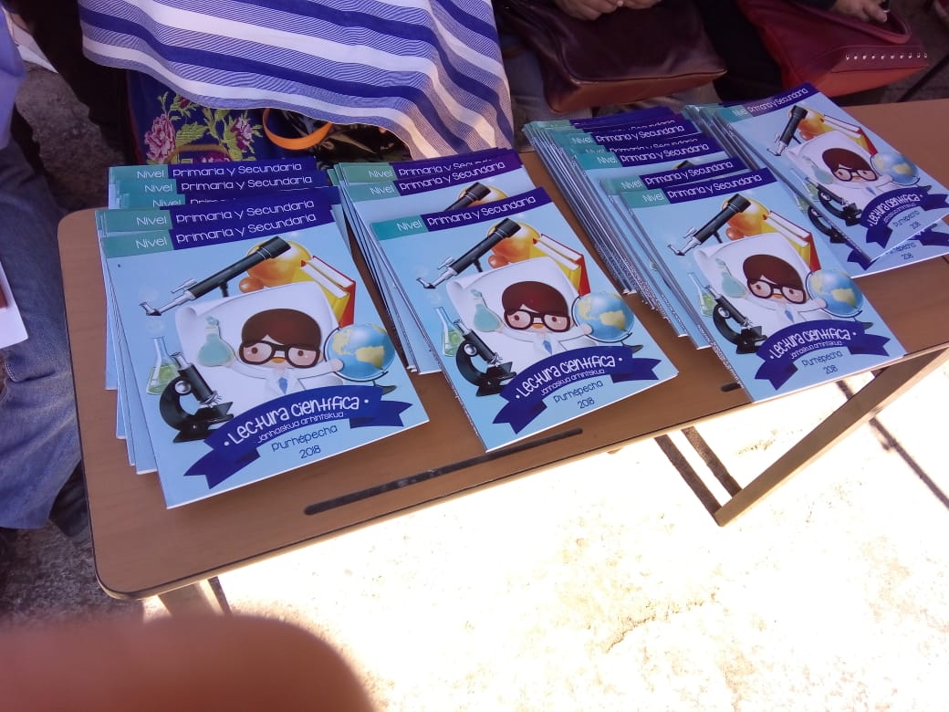Inicia entrega de Lectura Científica 2018 en idioma Purépecha
