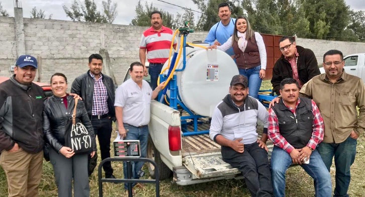 Entrega Sedrua maquinaría agrícola por 5 mdp, en Tarímbaro