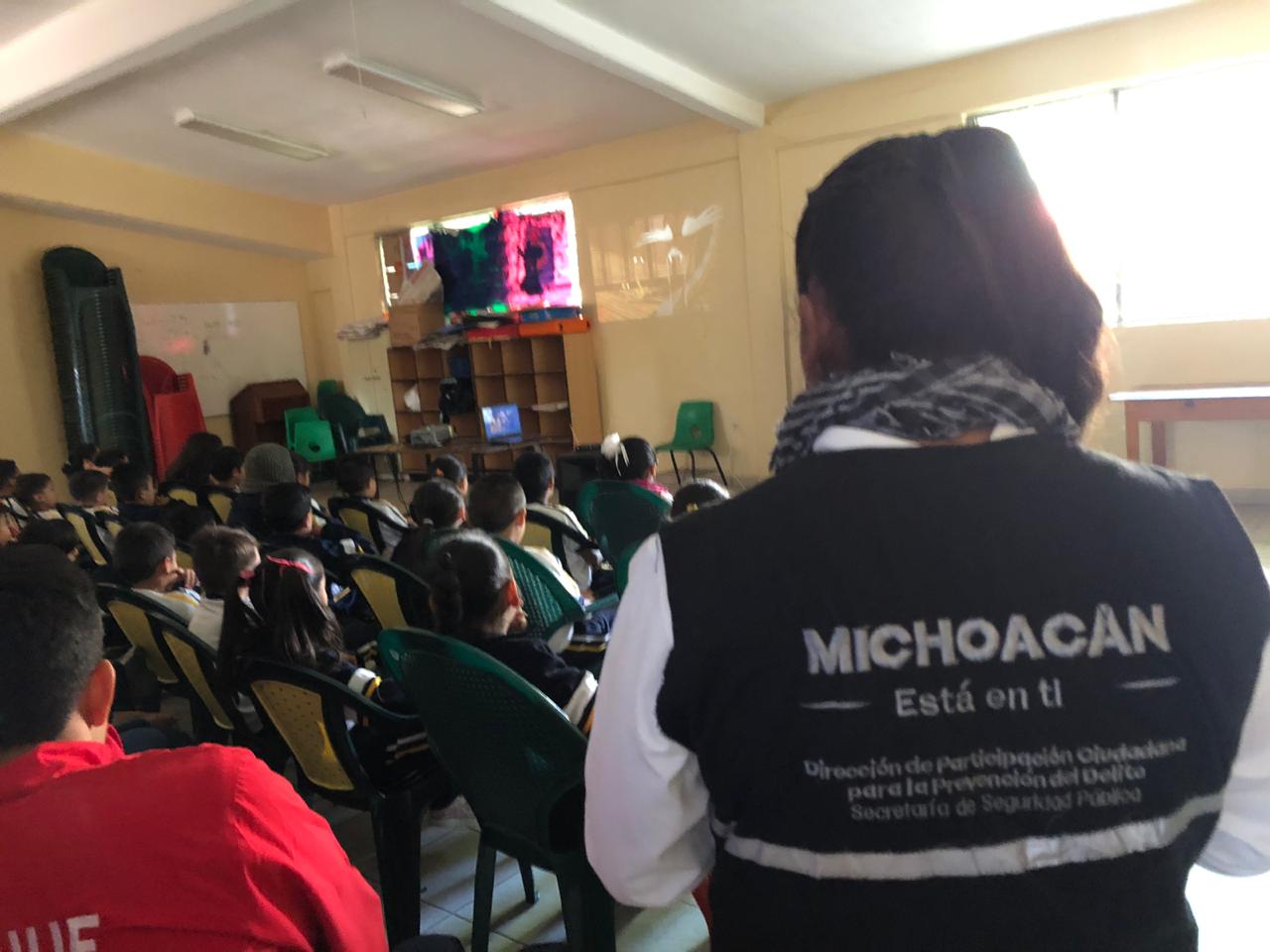 Lleva SSP “Cine valores” a escuelas de Morelia