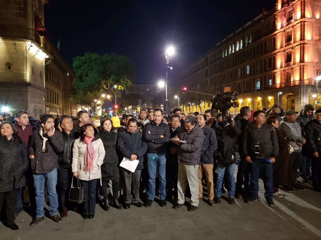 Los presidentes municipales del Partido de la Revolución Democrática (PRD), han continuado su lucha para exigir un presupuesto más justo.