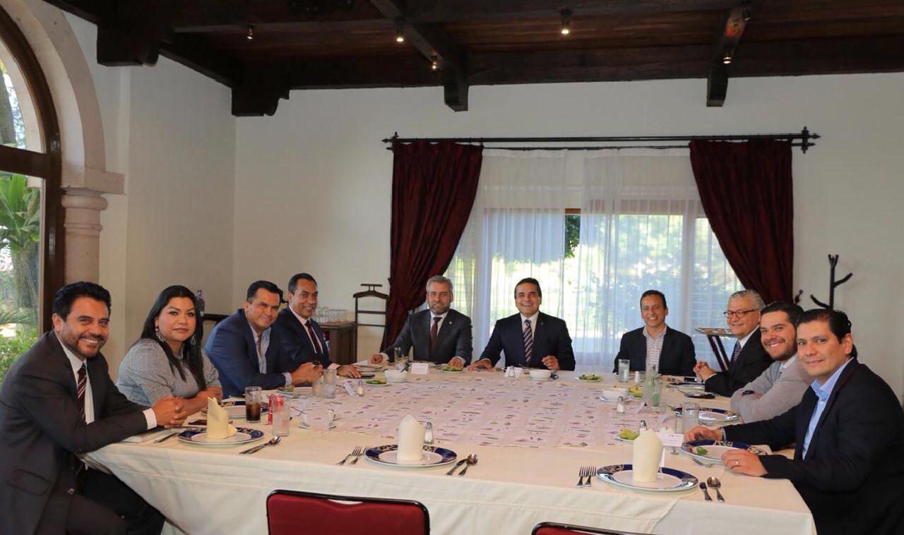 Sostiene Gobernador reunión con la Junta de Coordinación Política