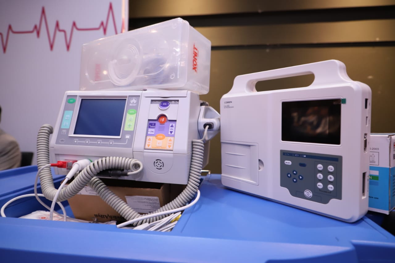 Entrega SSM equipos de atención al infarto agudo al miocardio a 7 hospitales