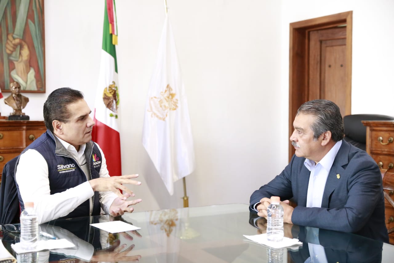 Continúan Silvano Aureoles y Raúl Morón acciones por Morelia