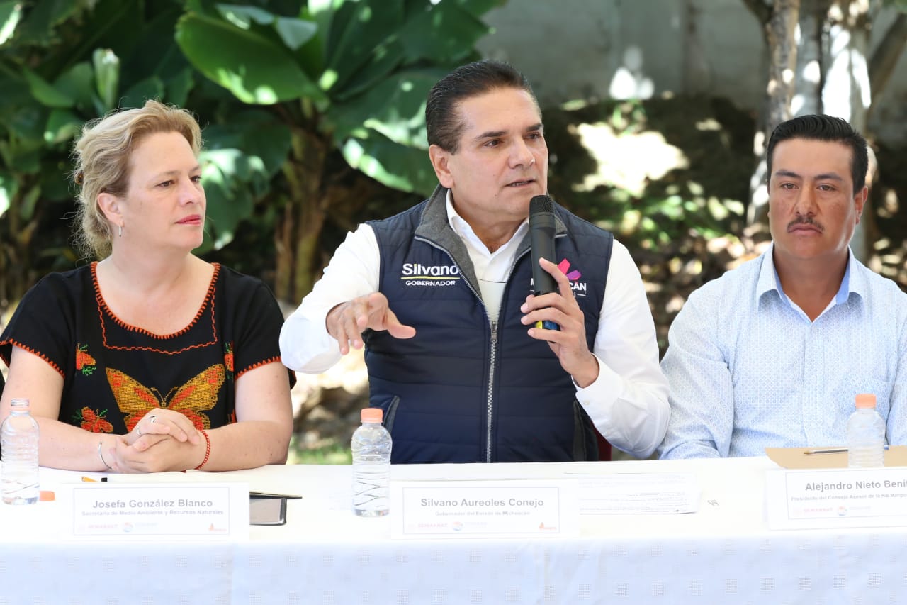 Anuncian Estado y Federación Plan de Recuperación de Frontera Forestal en Biósfera de la Monarca